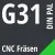 G31 DIN / PAL CNC Fräsen